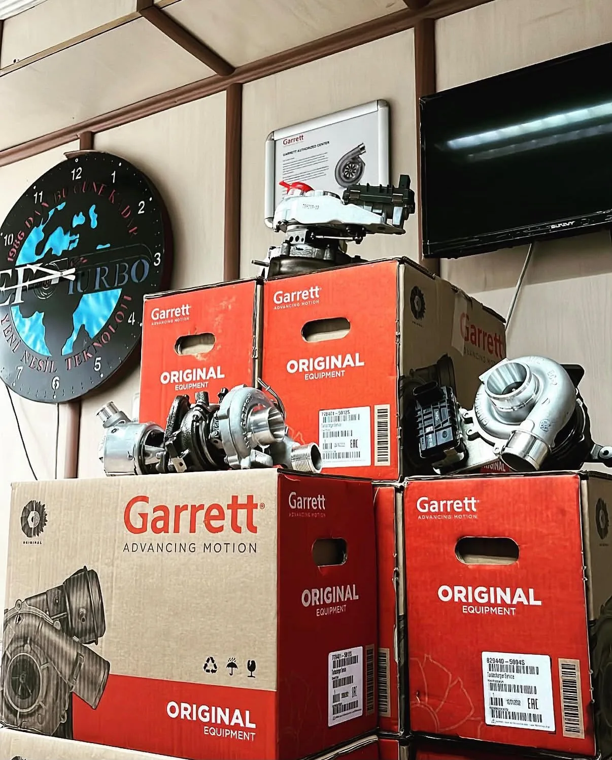 EFG Turbo Garrett orijinal turbo stokları
