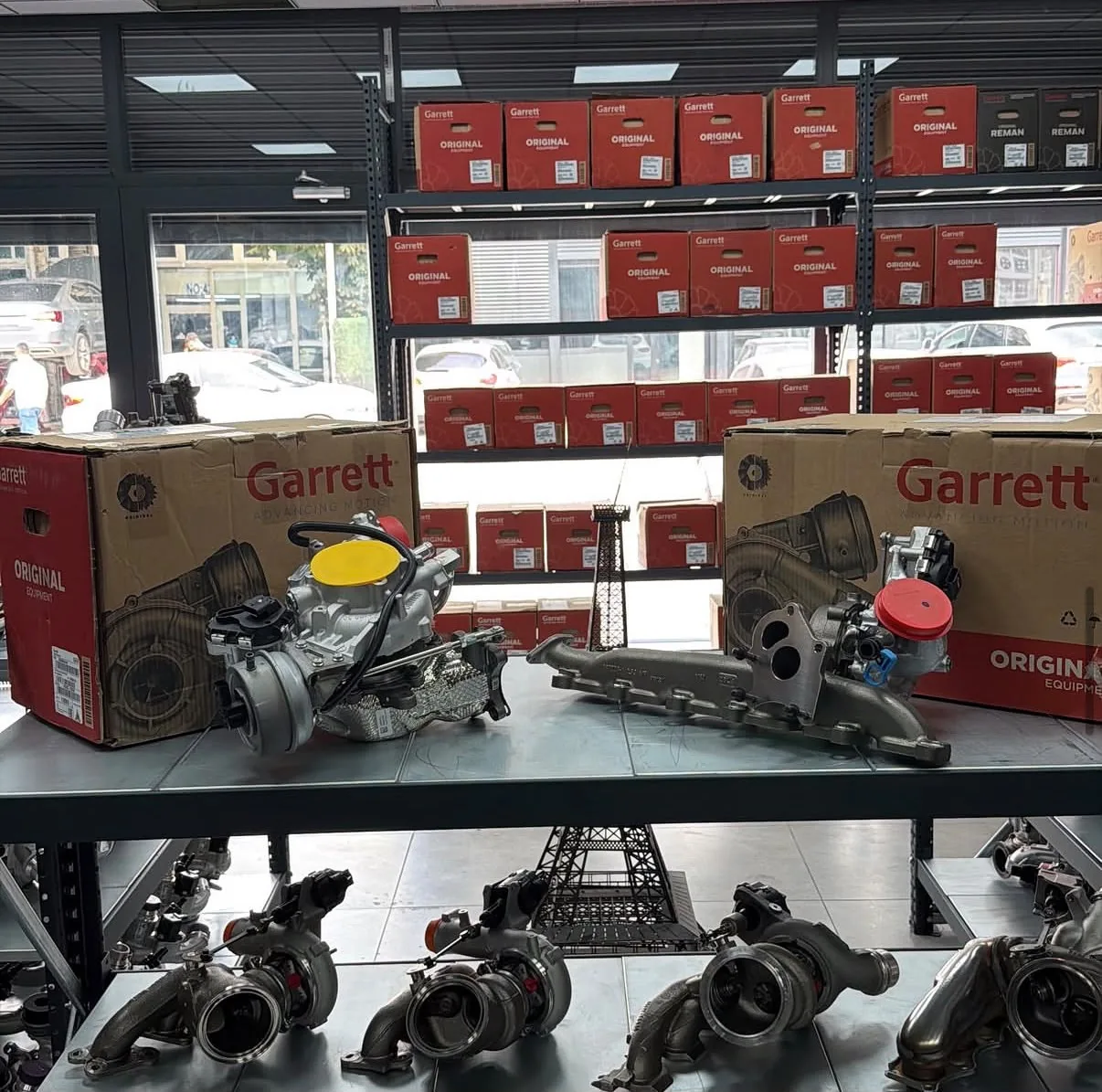 EFG Turbo showroom ve turbo stok alanı